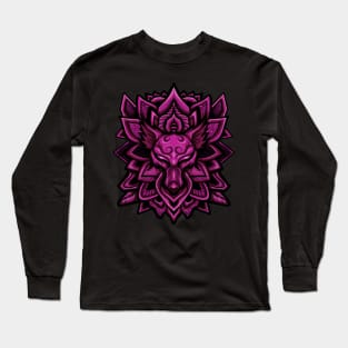 Fox Mandala Long Sleeve T-Shirt